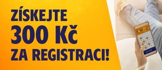 Registrujte se s bonusem 300 Kč zdarma u Sazky a vsaďte si třeba Sportku.