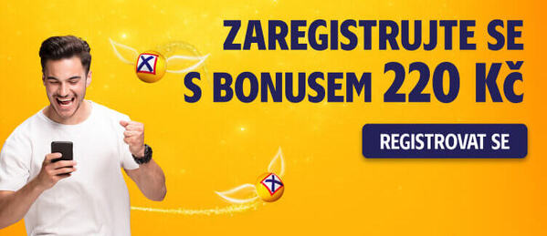 Registrujte se s bonusem 220 Kč zdarma u Sazky a vsaďte si třeba Sportku.