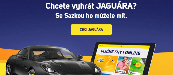 Vyhrajte se Sazkou luxusního Jaguára!