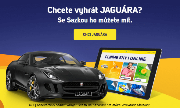 Vyhrajte se Sazkou luxusního Jaguára!