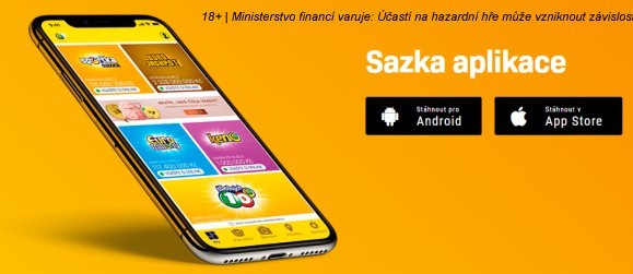 Sazka aplikace - zkontrolujte si tiket online