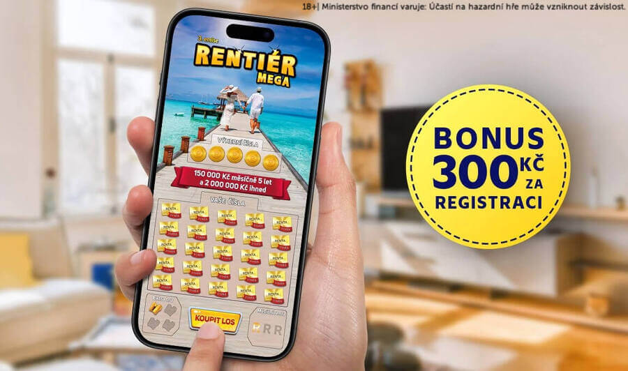 Stírejte online losy s bonusem u Sazky.