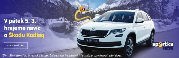 Vyhrajte se Sazkou Škodu Kodiaq