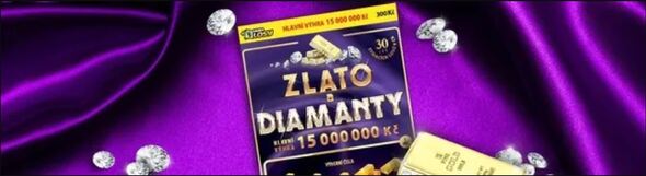 Stírací los Zlato a diamanty