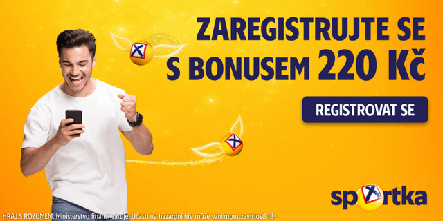 Loterie u Sazky a bonus za registraci 220 Kč