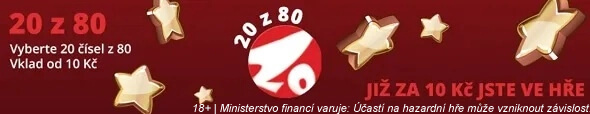 Vsaď si loterii 20 z 80 od Fortuny online