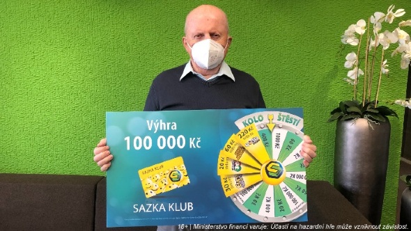 Výhra 100 000 korun na Kole štěstí