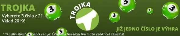 Vsaďte si loterii TROJKA od Fortuny online