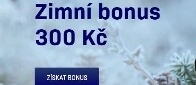 Zimní bonus ve výši 300 Kč u Sazky