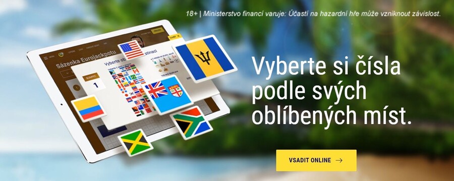 Jak vsadit Sazka loterii Eurojackpot online