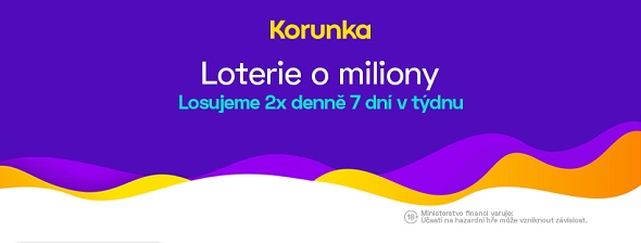 Zahrajte si o miliony v loterii Korunka
