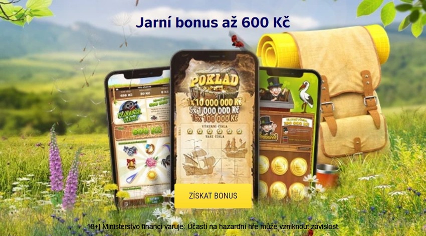 Získejte jarní bonus se Sazka online losy...