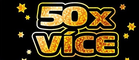 Los 50x více nabízí výhru až 20 milionů.