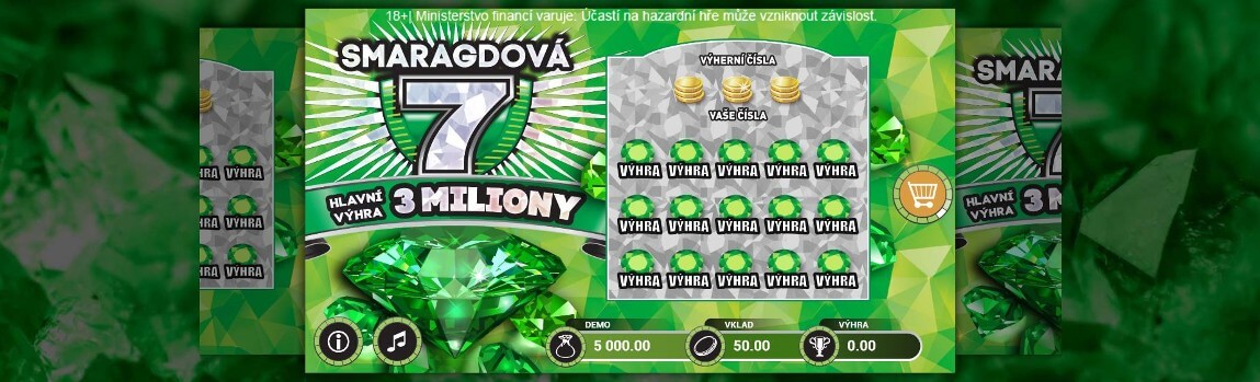 Online los Smaragdová 7 u Chance a Tipsportu