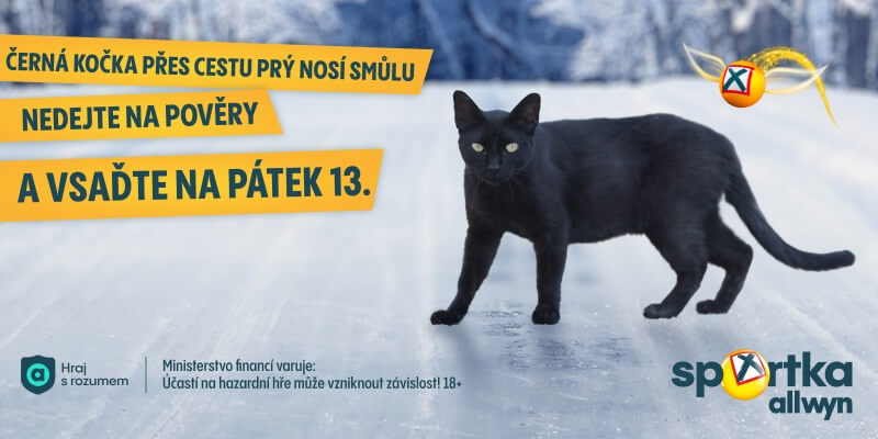 Zkusíte své štěstí se Sportkou na pátek 13.?