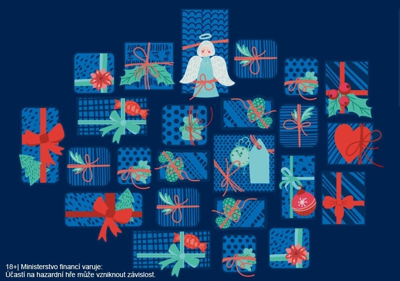 Stírací los Vánoční přání pro rok 2025.