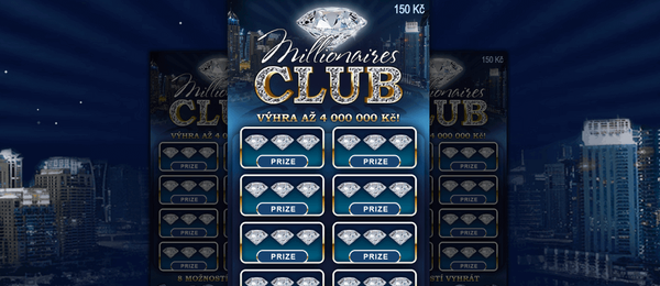 Online los Millionaires Club od Korunky – recenze