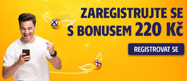 Registrujte se s bonusem 220 Kč zdarma u Sazky a vsaďte si třeba Sportku.