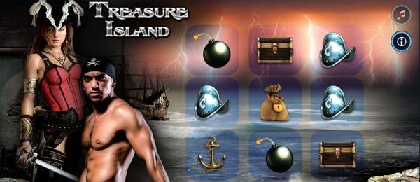 Výherní los Treasure Island od Korunky
