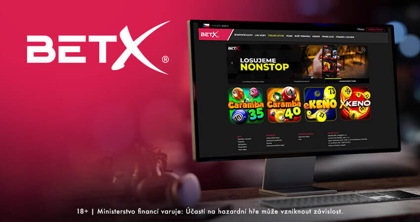 Zaregistrujte se u&nbsp;BETX online a&nbsp;získejte vstupní bonus pro nové hráče.