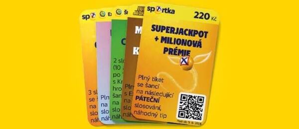 Sazka nabízí kartičky s QR kódem pro rychlou sázku.