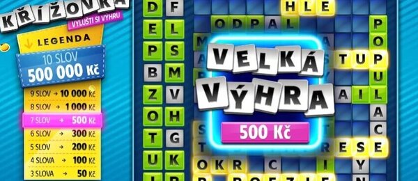 Výherní los Křížovka od Sazky
