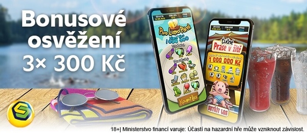 Získejte bonus až 900 Kč u Sazky.