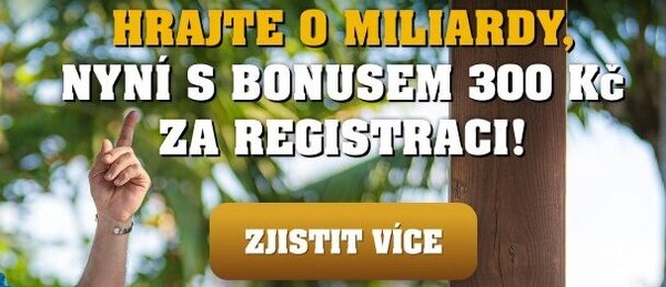 Vsaďte si Eurojackpot u Sazky online a získejte bonus 300 Kč.