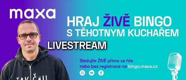 Pobavte se dnes u online binga spolu s Těhotnym kuchařem.