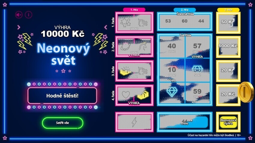 Online los Neonový svět zakoupíte už za 10 Kč.