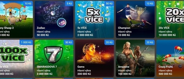 U Maxy můžete online setřít celou řadu zábavných losů s výhrami za až desítky milionů.
