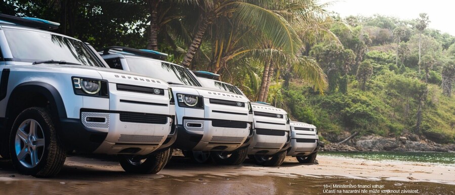 S plným tiketem jste dnes ve hře o luxusní vozy Land Rover Defender.