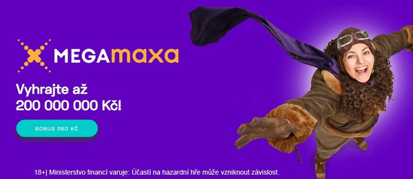 Vyhrajte až 200 000 000 Kč s Megamaxou