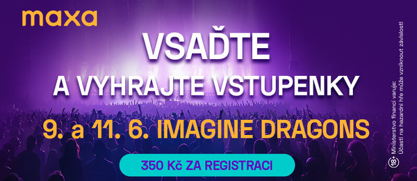 Vyhrajte s Maxa loterií lístky na koncert Imagine Dragons.