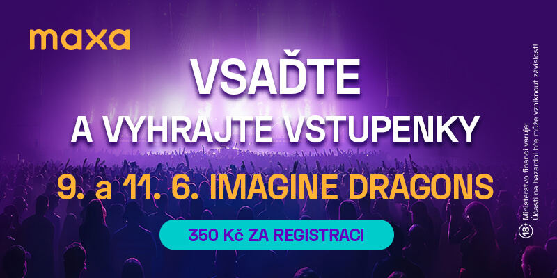 Vyhrajte s Maxa loterií lístky na koncert Imagine Dragons.