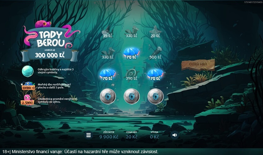 Výhra na losu Tady berou