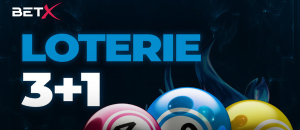 BetX loterie: akce 3 plus 1
