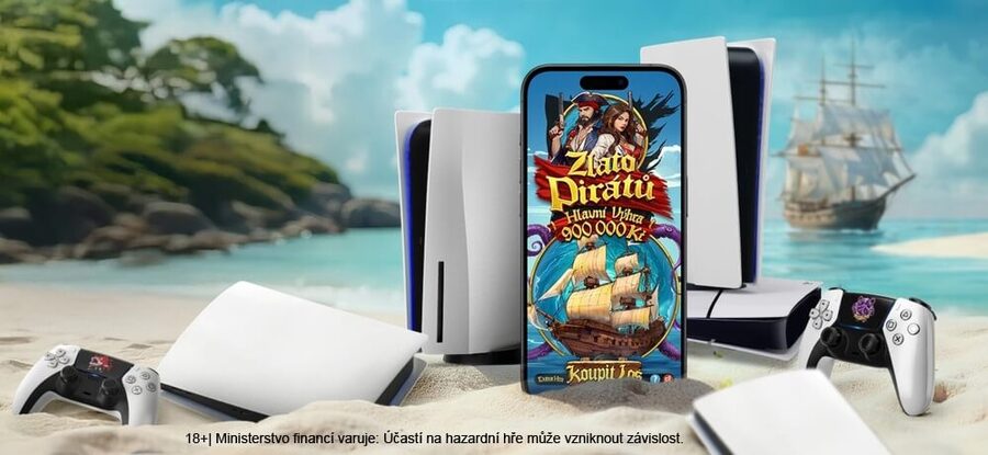 Bavte se s online losy Sazka a vyhrajte herní konzoli Sony PlayStation 5...