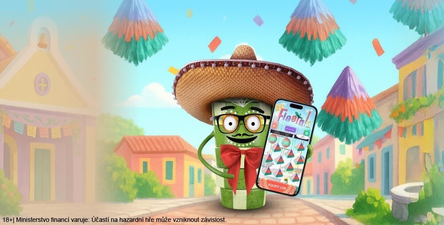 Získejte 3 stírací losy Fiesta za vklad na herní konto - tzv. free spiny na online los.