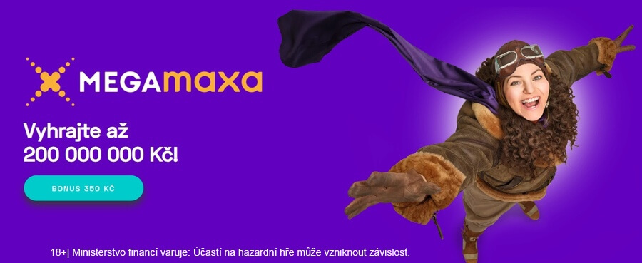 Vyhrajte s loterií Megamaxa až 200 milionů korun. Vyhrajte s loterií Megamaxa až 200 milionů korun.