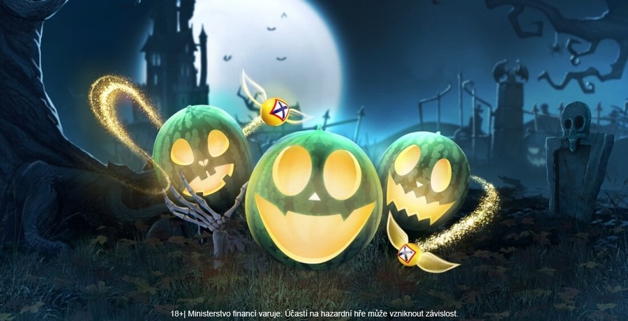 Vsaďte si dnes plný tiket Sportky a hrajte o halloweenskou prémii 3x milion. Vsaďte si dnes plný tiket Sportky a hrajte o halloweenskou prémii 3x milion.