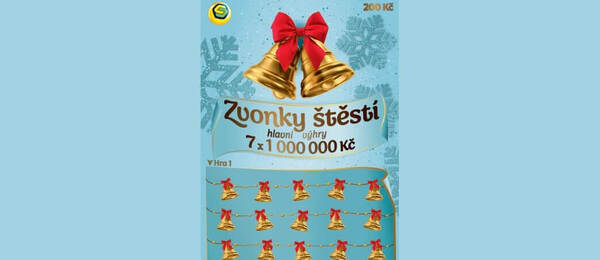 Vánoční stírací los Sazka – Zvonky štěstí