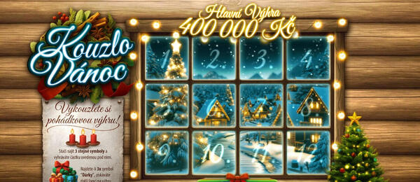 Setřete si vánoční online los Kouzlo Vánoc