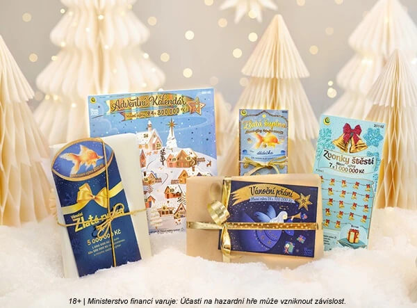 Vánoční stírací losy přinesly uživatelům miliony korun