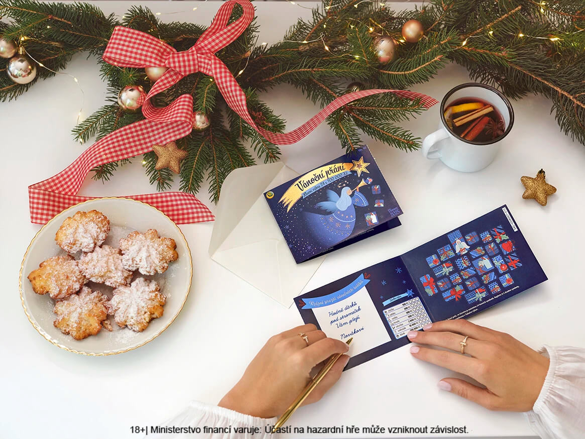 Darujte vánoční stírací losy svým blízkým i sobě