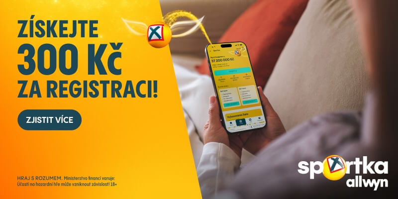 Vsaďte si Sportku online a&nbsp;získejte bonus pro nové hráče.