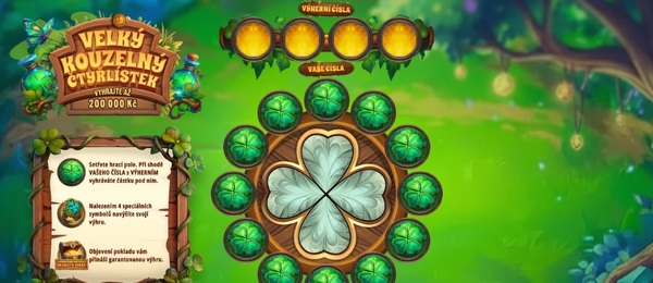 Velký Kouzelný čtyřlístek od Allwynu - online los