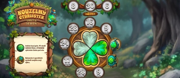 Stírací los Kouzelný čtyřlístek od Allwynu