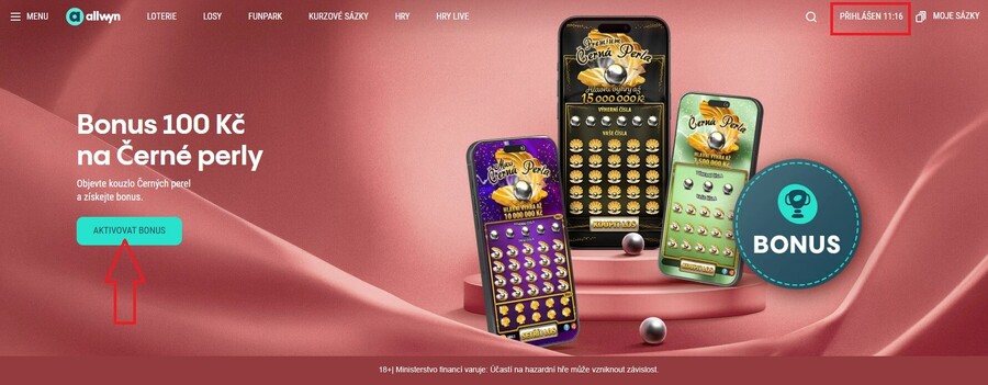 Jak získat bonus u&nbsp;Allwynu