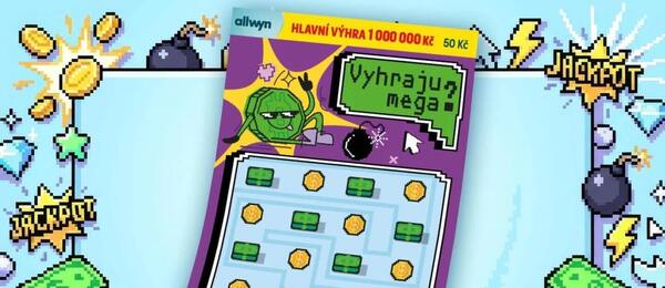 Vyhraju mega? – stírací los od Allwynu